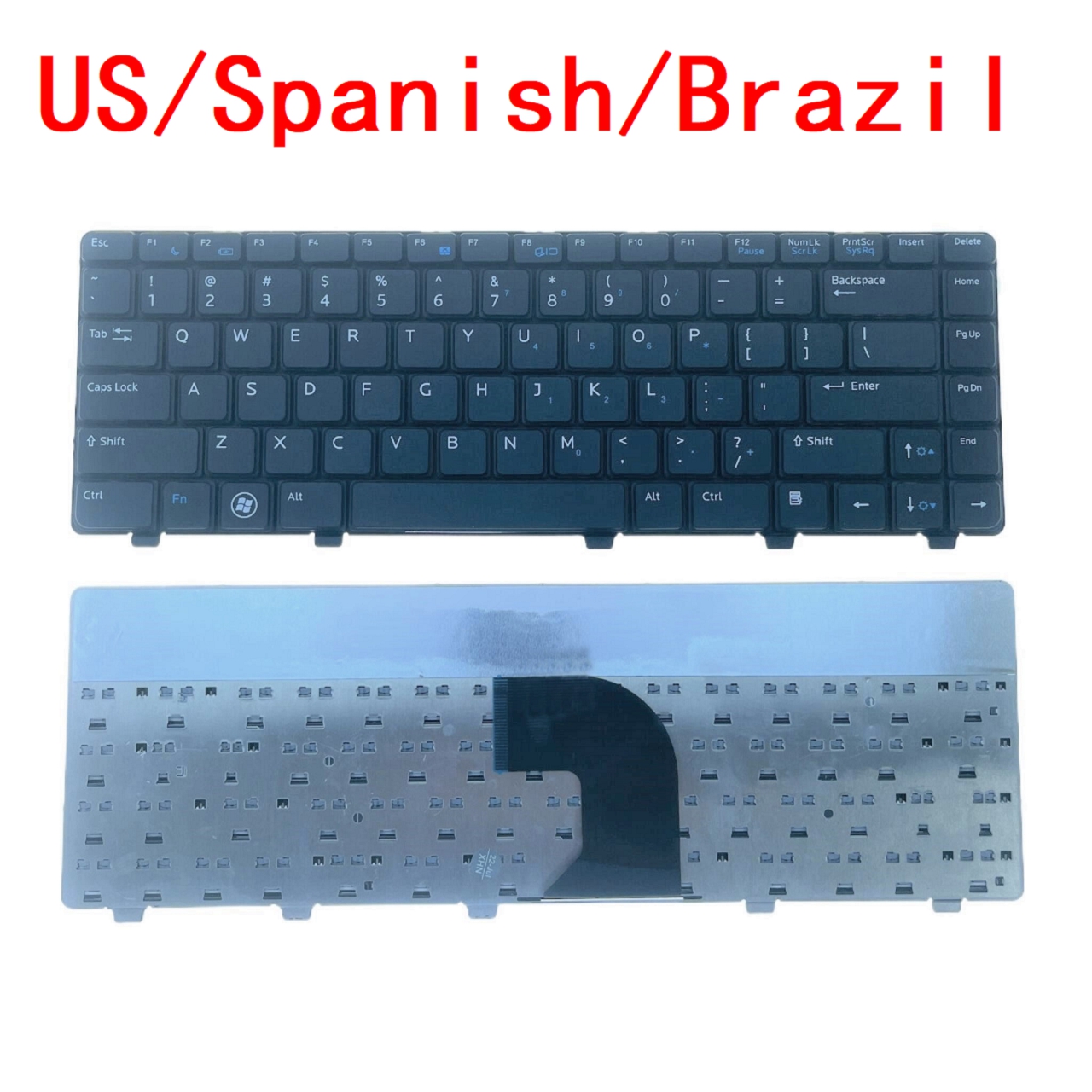Pc Gaming Dell - New US Spanish Brazil Laptop Keyboard