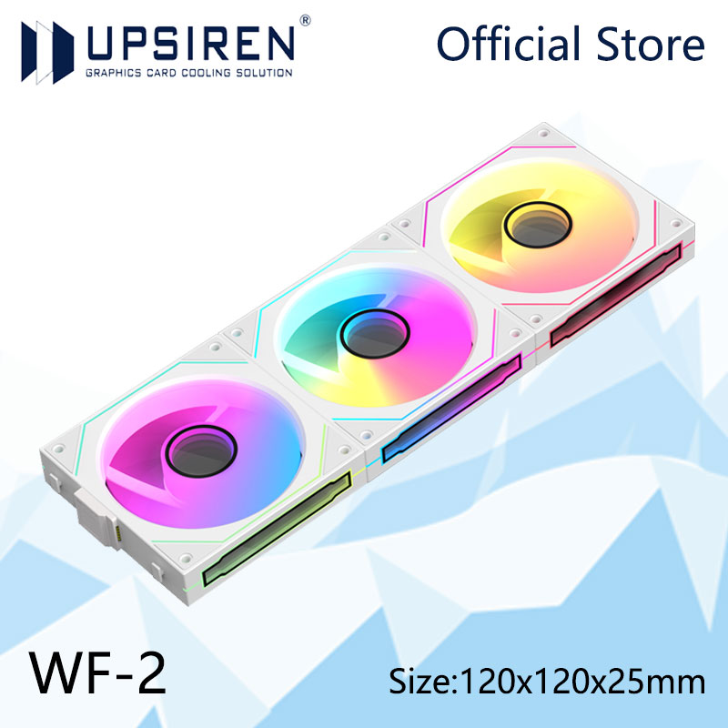 Argb Case Fan - UPSIREN WF-2 Free Wire-Splicing Chassis Fan