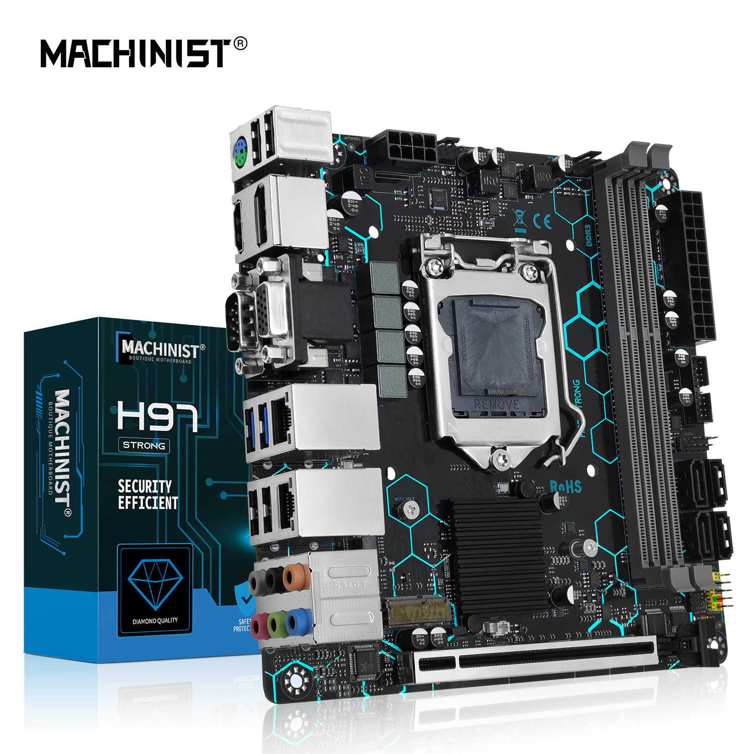 Pc Gaming Core I5 - MACHINIST H97 STRONG Motherboard LGA1150 support