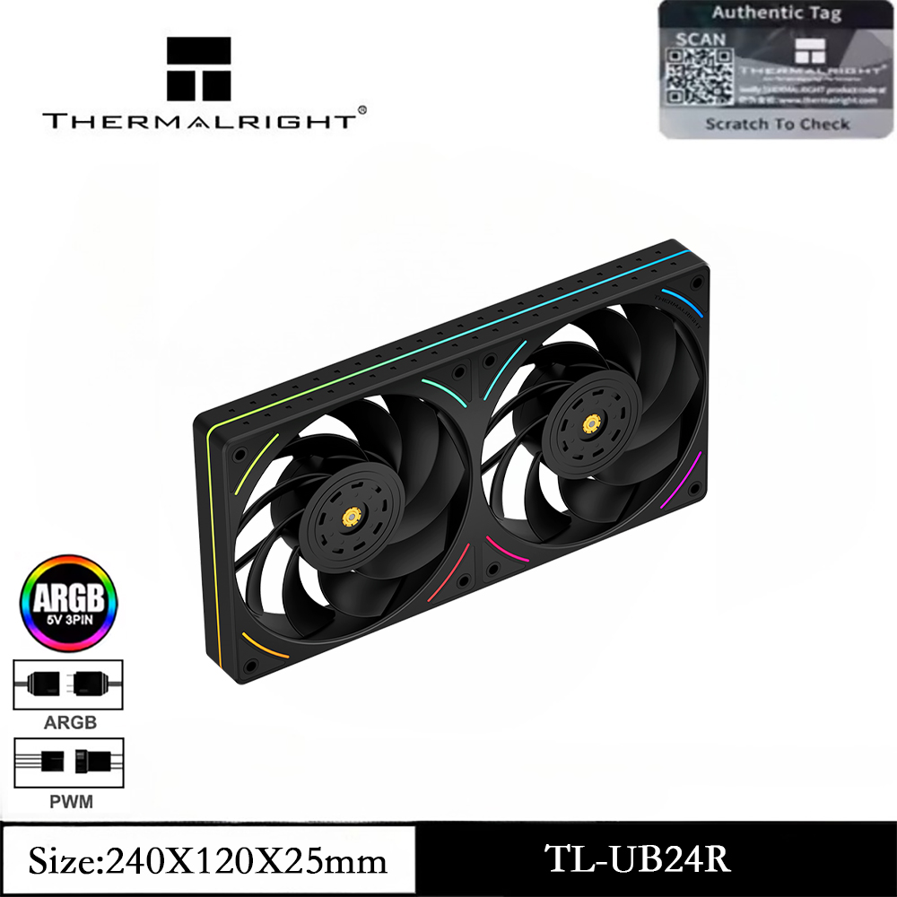 Argb Case Fan - Thermalright TL-UB24R Computer Case Fan, 2