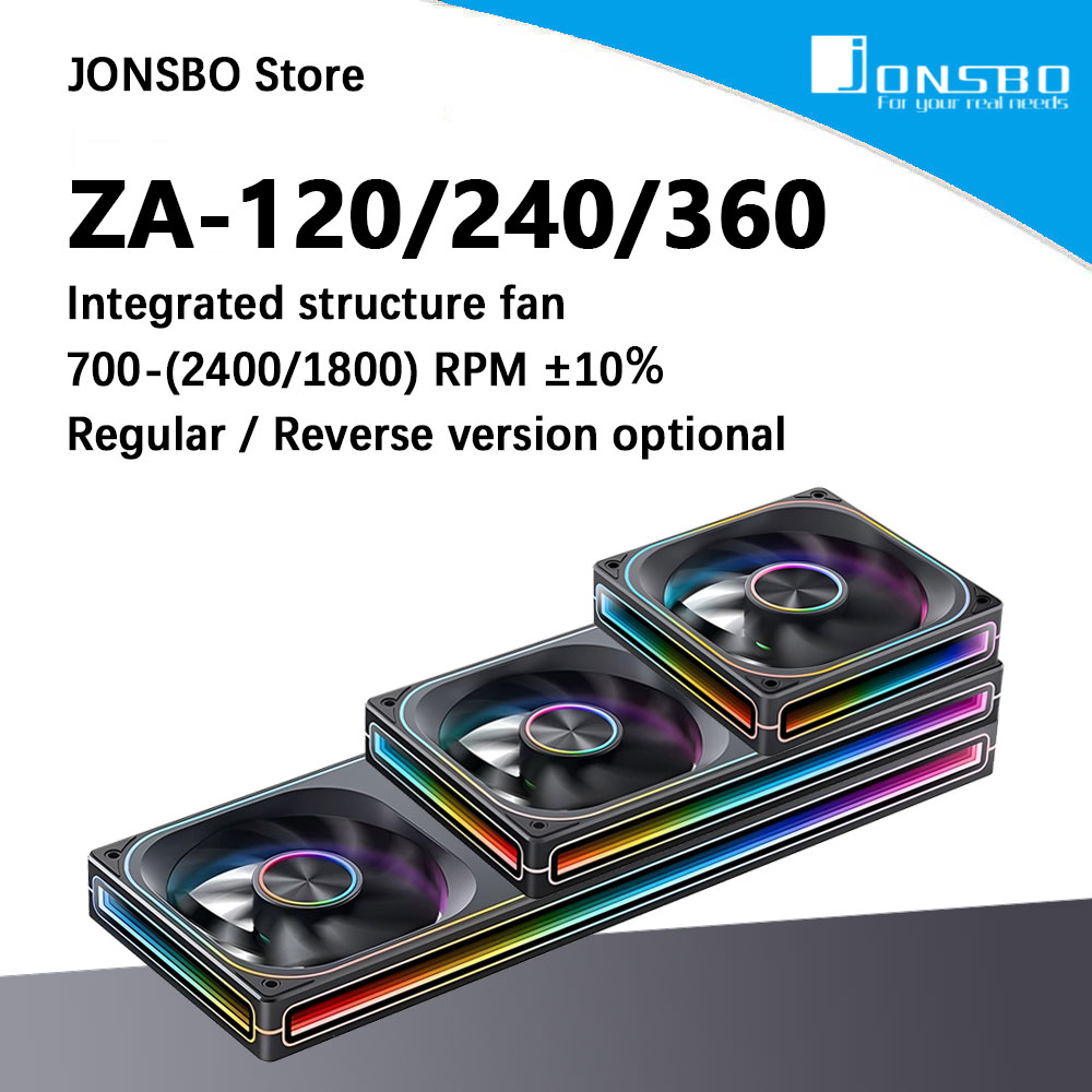 Argb Case Fan - JONSBO ZA-120/240/360 ARGB 12/24/36CM chassis fan