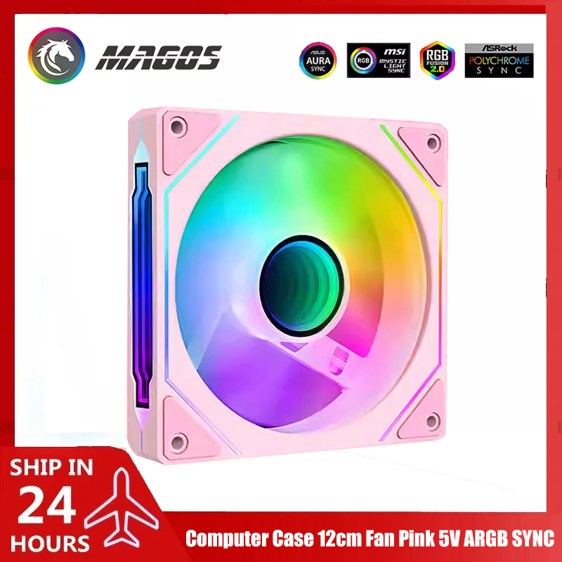 Argb Case Fan - Computer Case Fan Pink 5V ARGB
