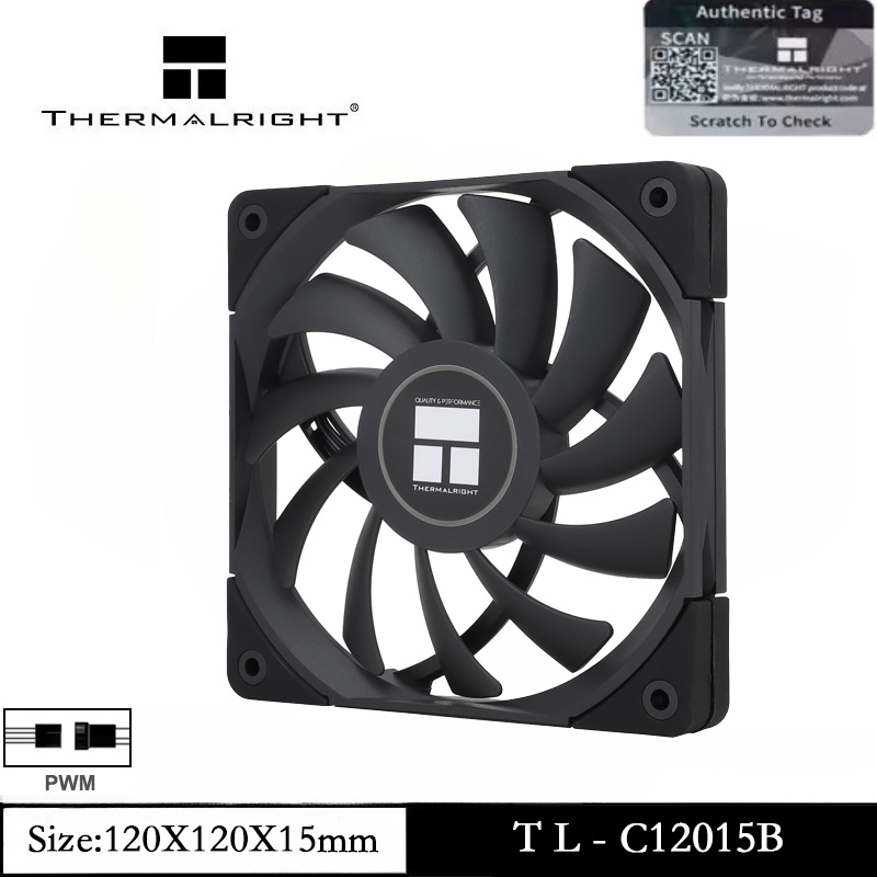 Argb Case Fan - Thermalright TL-C12015B 1/3/5 PCS 120mm Slim
