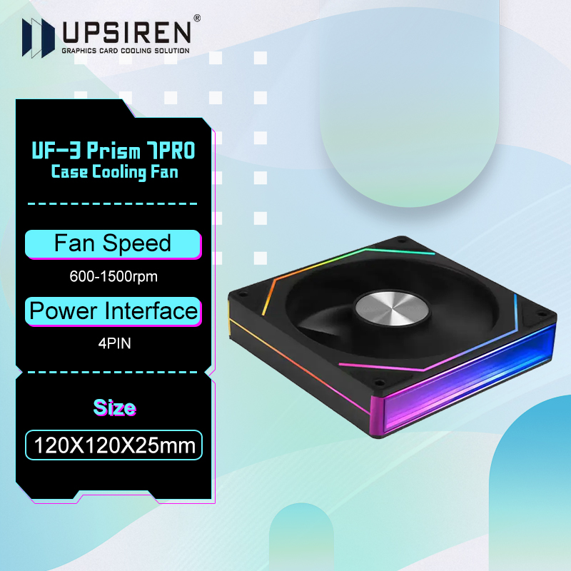 Argb Case Fan - UPSIREN UF-3 Prism 7PRO 120mm Case