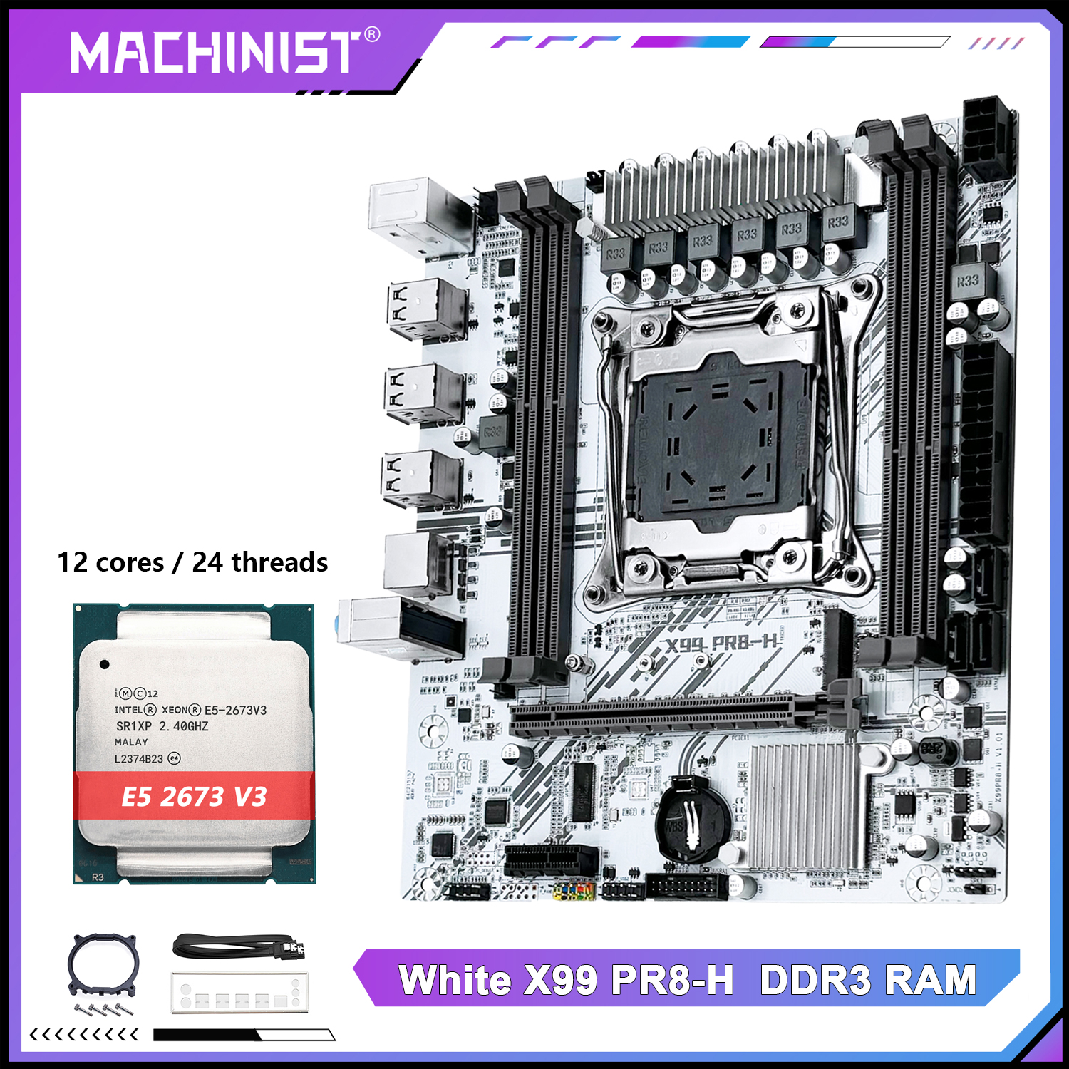 Pc Gaming Xeon - MACHINIST X99 Motherboard Intel Xeon E5