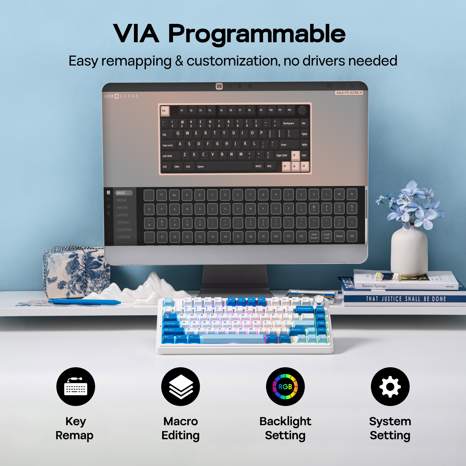 EPOMAKER x AULA F75 Ultra 75%  - Pc Gaming Qwerty review and price