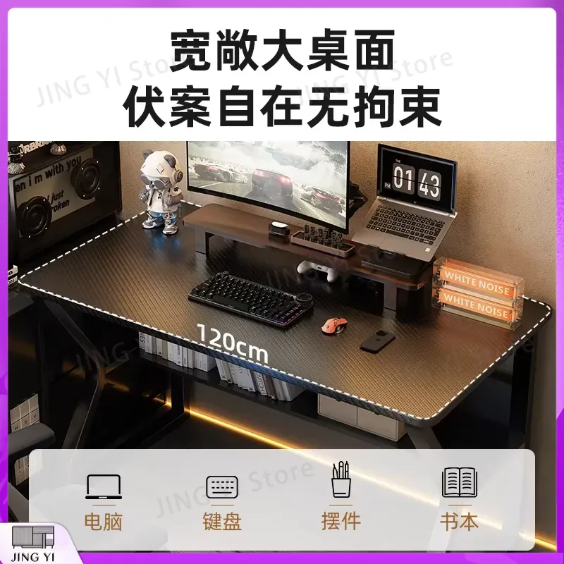 Black Gaming Desk for Esports  - Pc Gaming Cafe review and price