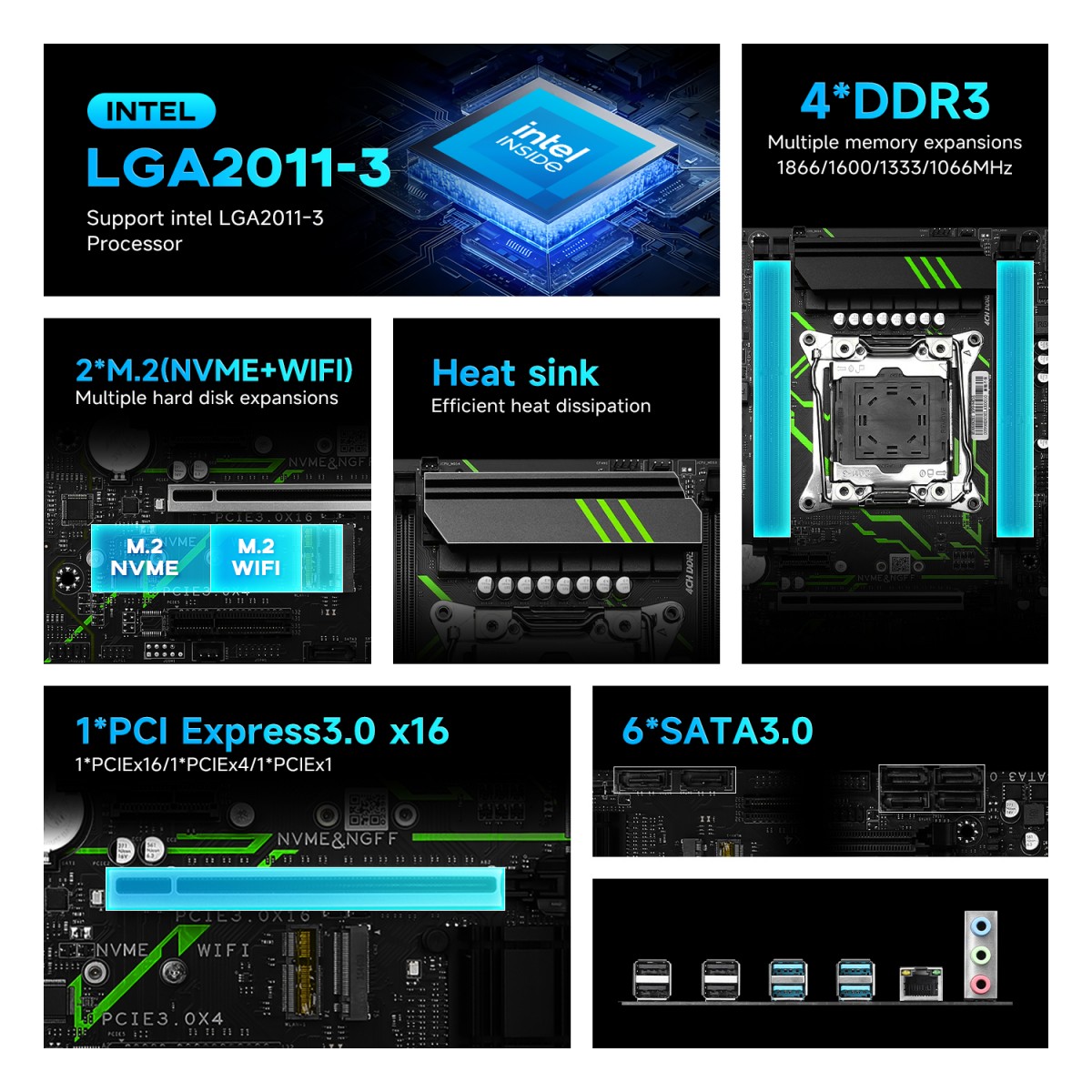 HUANANZHI X99-MD3 Motherboard  - Pc Gaming Xeon review and price
