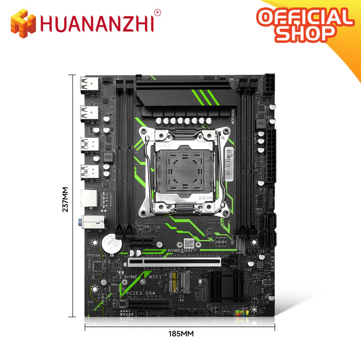HUANANZHI X99-MD3 Motherboard  - Pc Gaming Xeon review and price