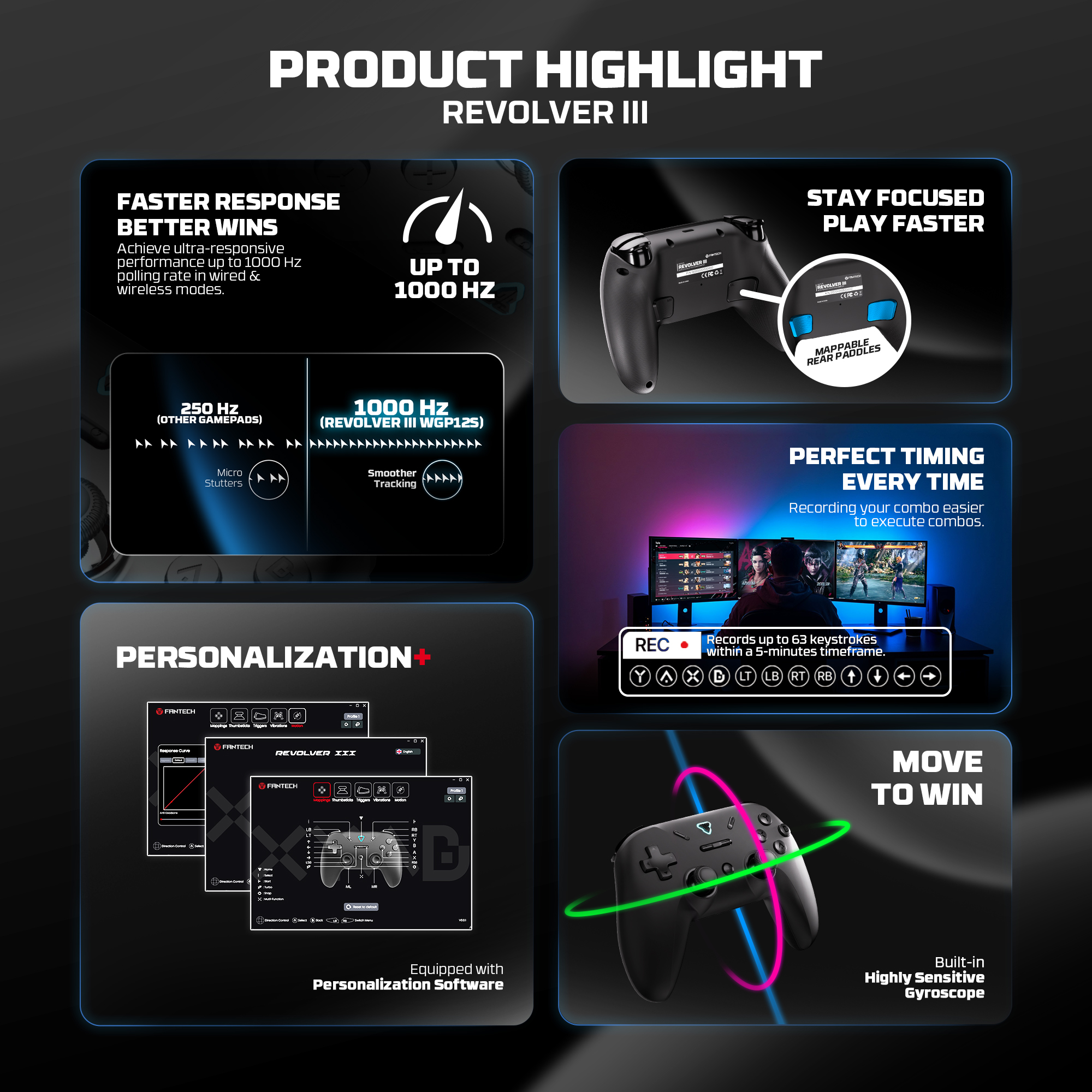 FANTECH REVOLVER III WGP12S Ga - Pc Gaming Emulator review and price