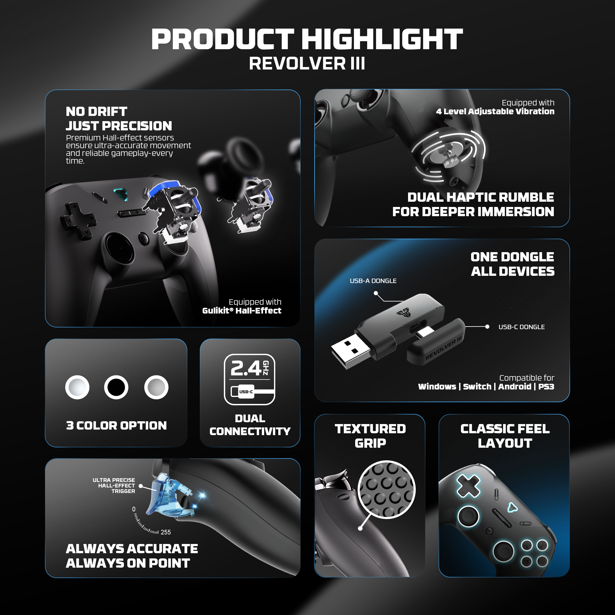 FANTECH REVOLVER III WGP12S Ga - Pc Gaming Emulator review and price