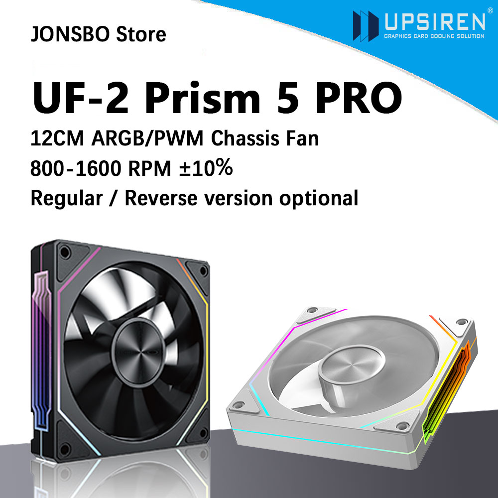 UPSIREN UF-2 PRISM 5 PRO 12CM  - Argb Case Fan review and price