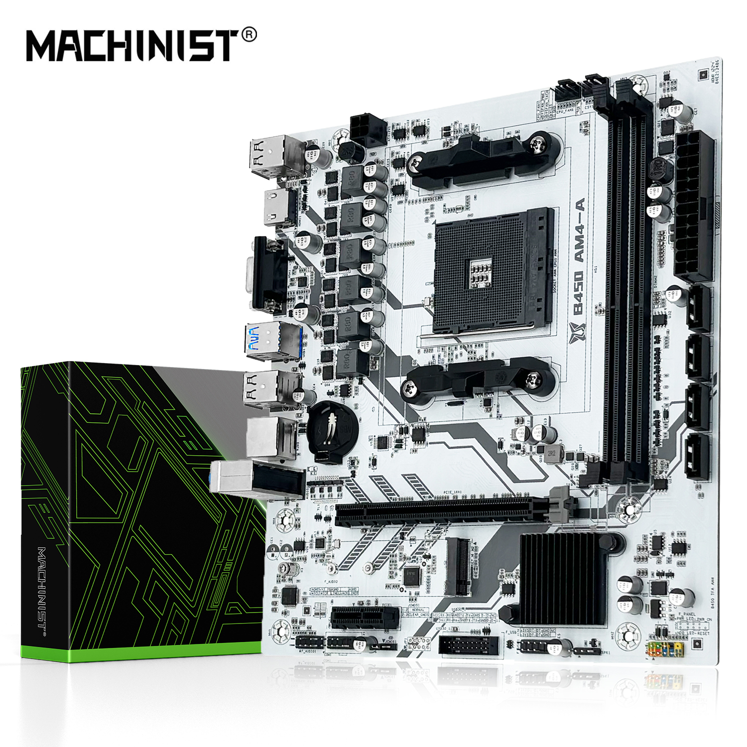 MACHINIST B450 Motherboard AMD - Pc Gaming Xeon review and price