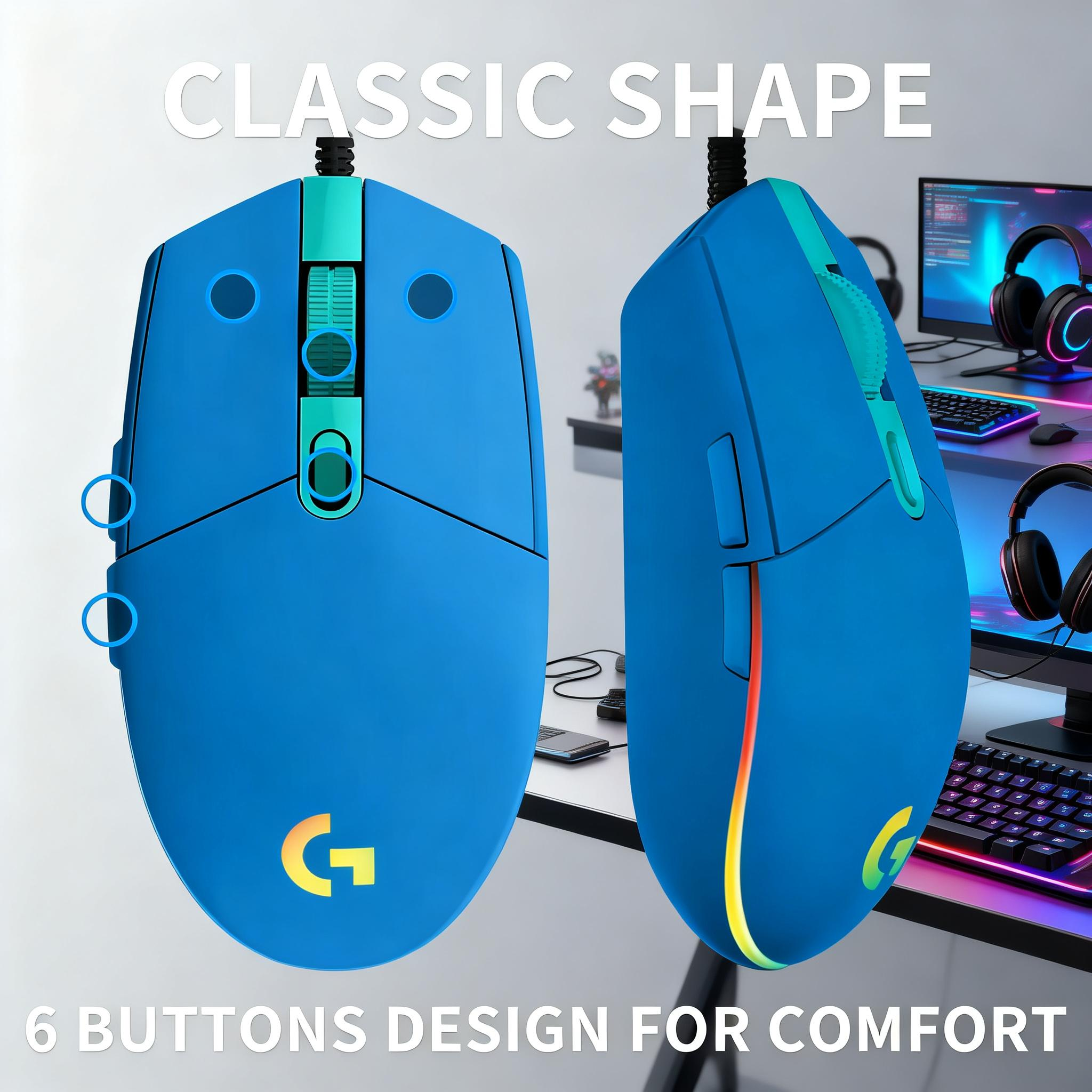 Logitech G203 LIGHTSYNC Gaming - Pc Gaming Logitech review and price