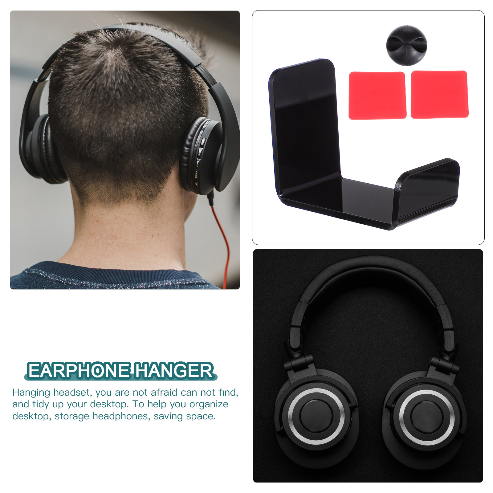 2Pcs Universal Headphone Rack  - Pc Gaming Cafe review and price