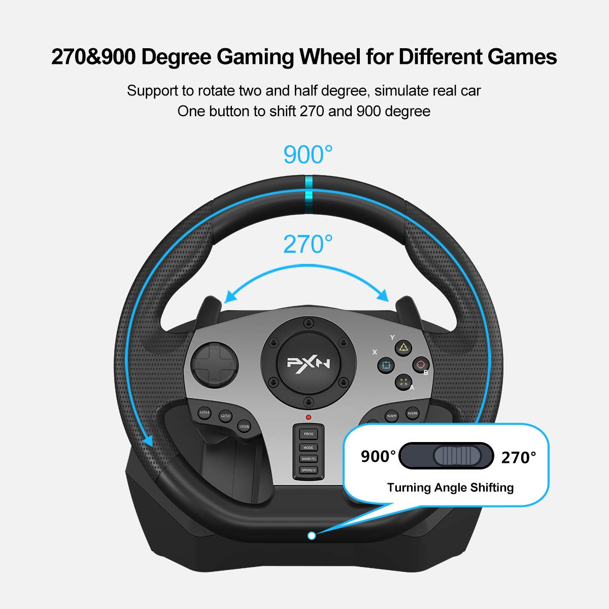 PXN V9 Volante PC Steering Whe - Pc Gaming Xgear review and price