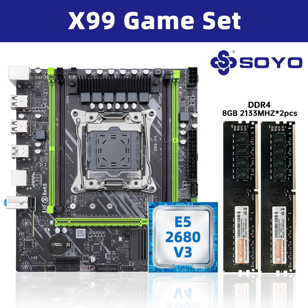 SOYO X99 DDR4 Motherboard with - Pc Gaming Xeon review and price