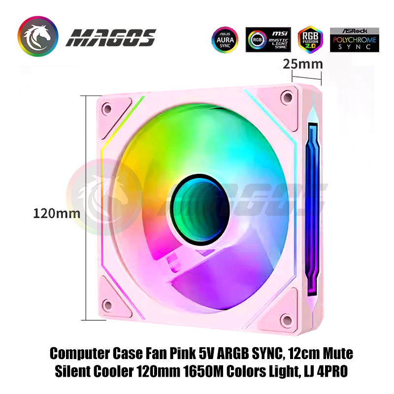 Computer Case Fan Pink 5V ARGB - Argb Case Fan review and price