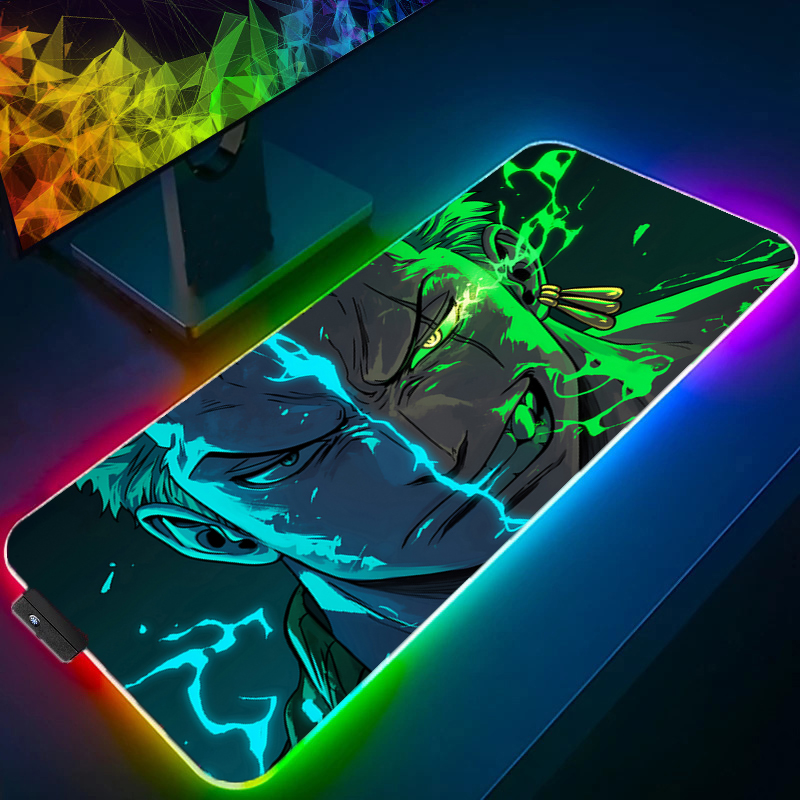 ONE PIECE Zoro Mouse Pad RGB G - Pc Gaming Keyboard And Mouse review and price
