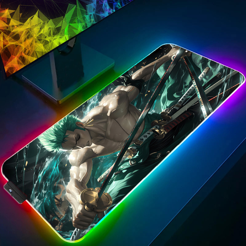 ONE PIECE Zoro Mouse Pad RGB G - Pc Gaming Keyboard And Mouse review and price