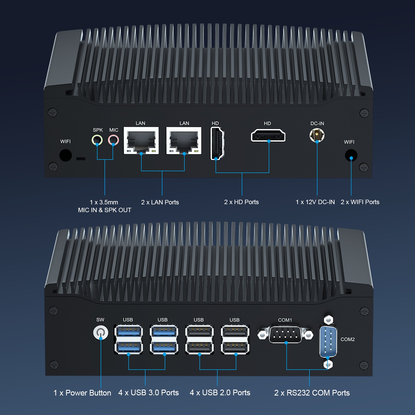 HYSTOU H7 Intel Core I5 8350u  - Pc Gaming Core I5 review and price