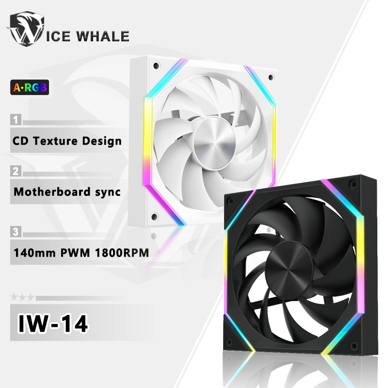 ICE Whale IW-14 Computer Chass - Argb Case Fan review and price