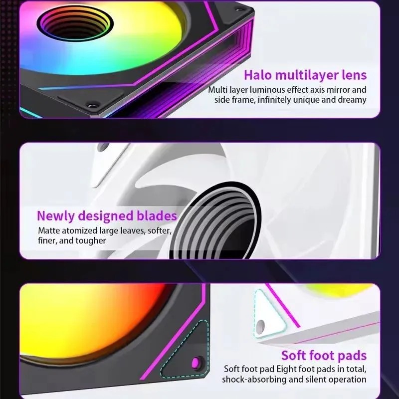 LDPCSJ Prism 7 PRO ARGB PC Cas - Argb Case Fan review and price