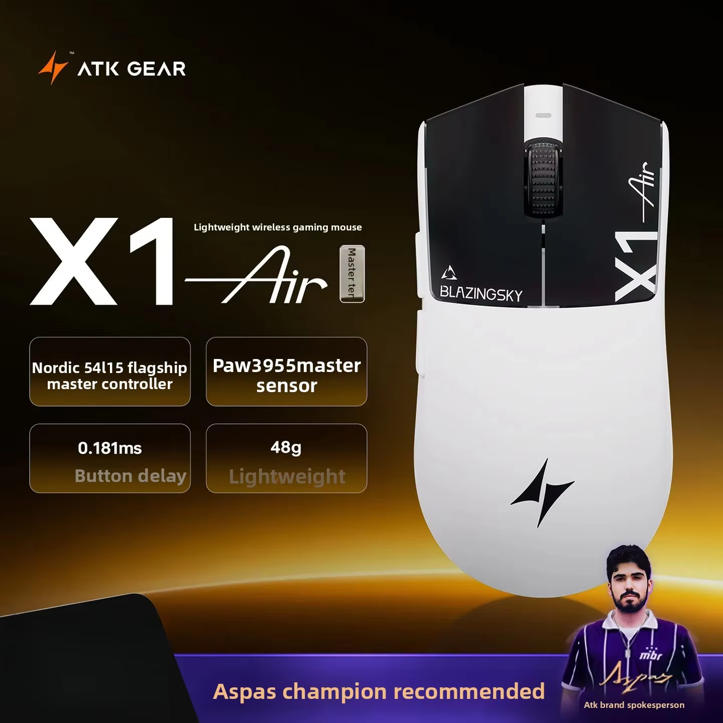 New ATK Blazing Sky X1 Air Ult - Pc Gaming New review and price