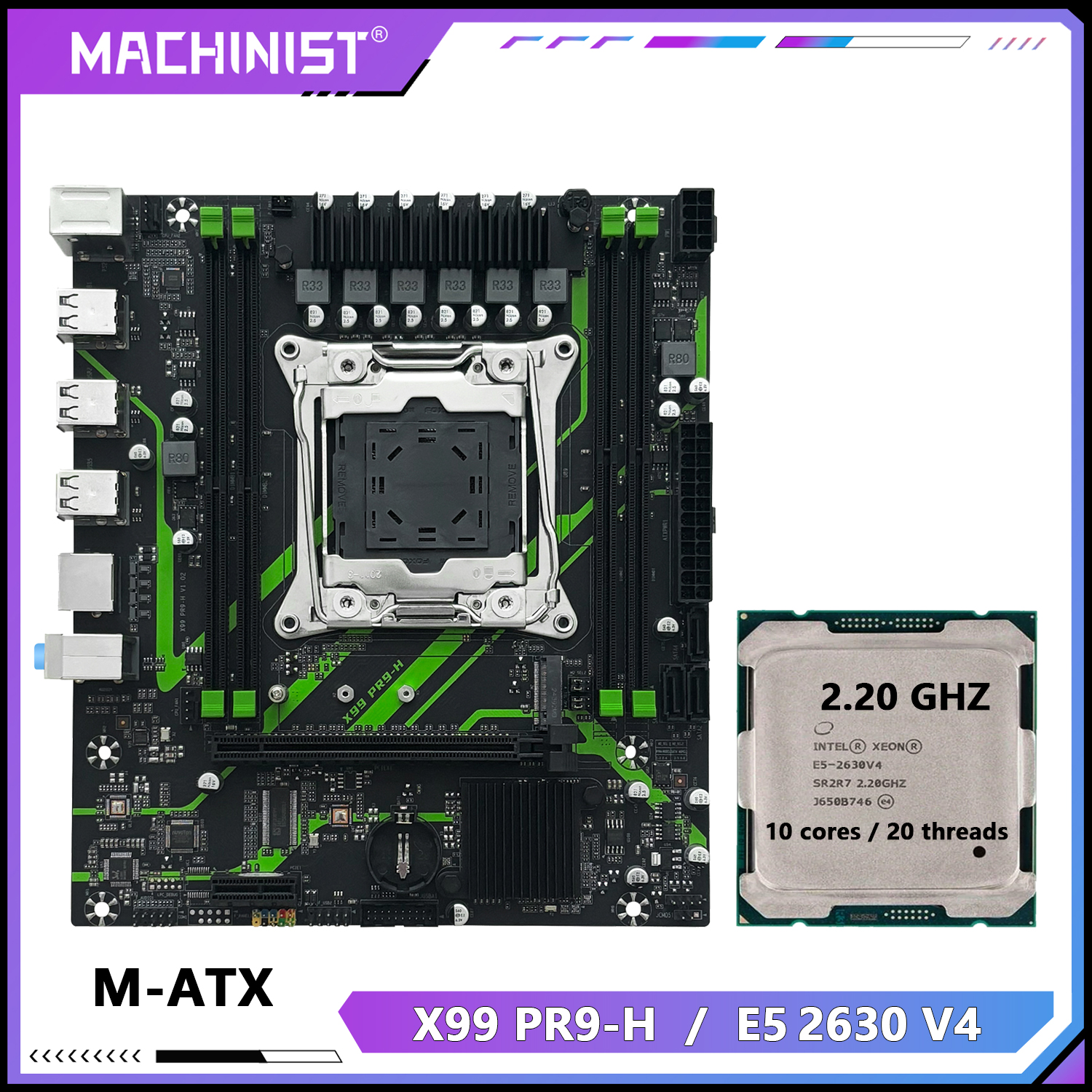 MAXHINIST X99 Motherboard LGA  - Pc Gaming Xeon review and price