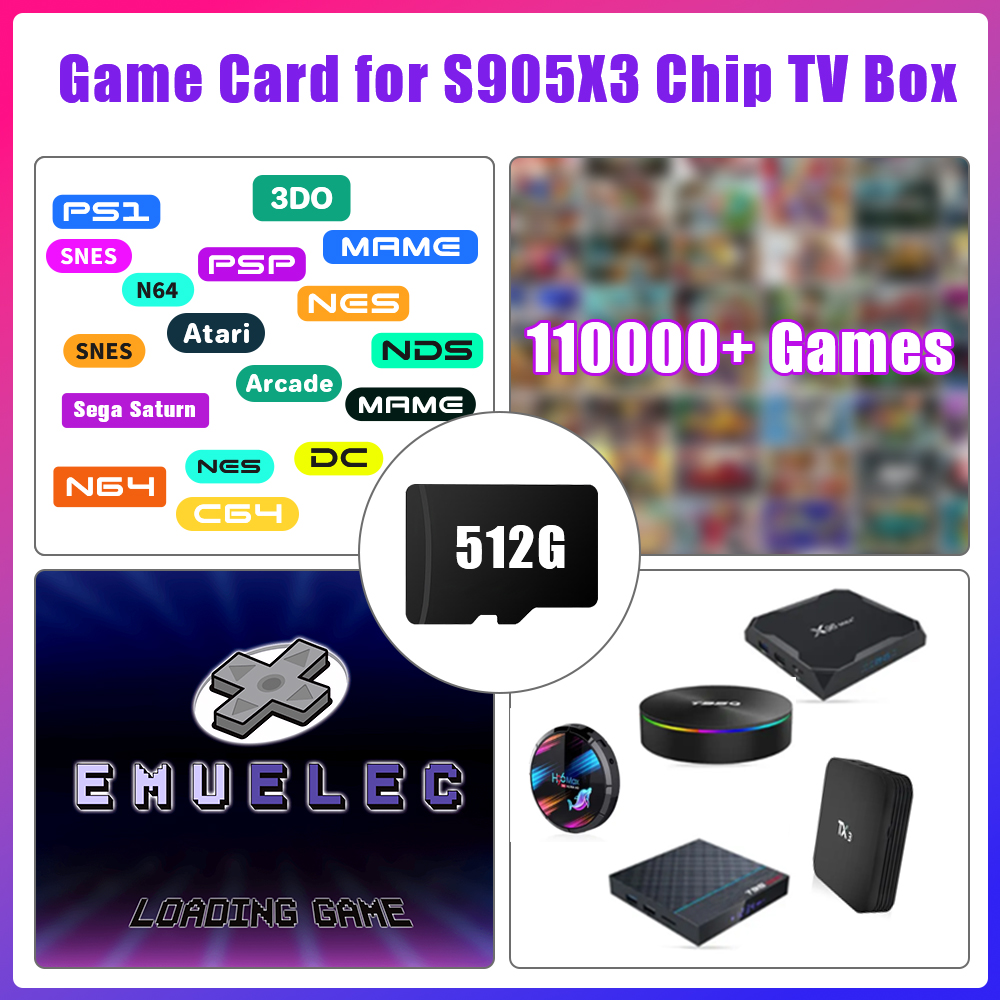 Game TF Card for S905X3 Chip T - Pc Gaming Emulator review and price