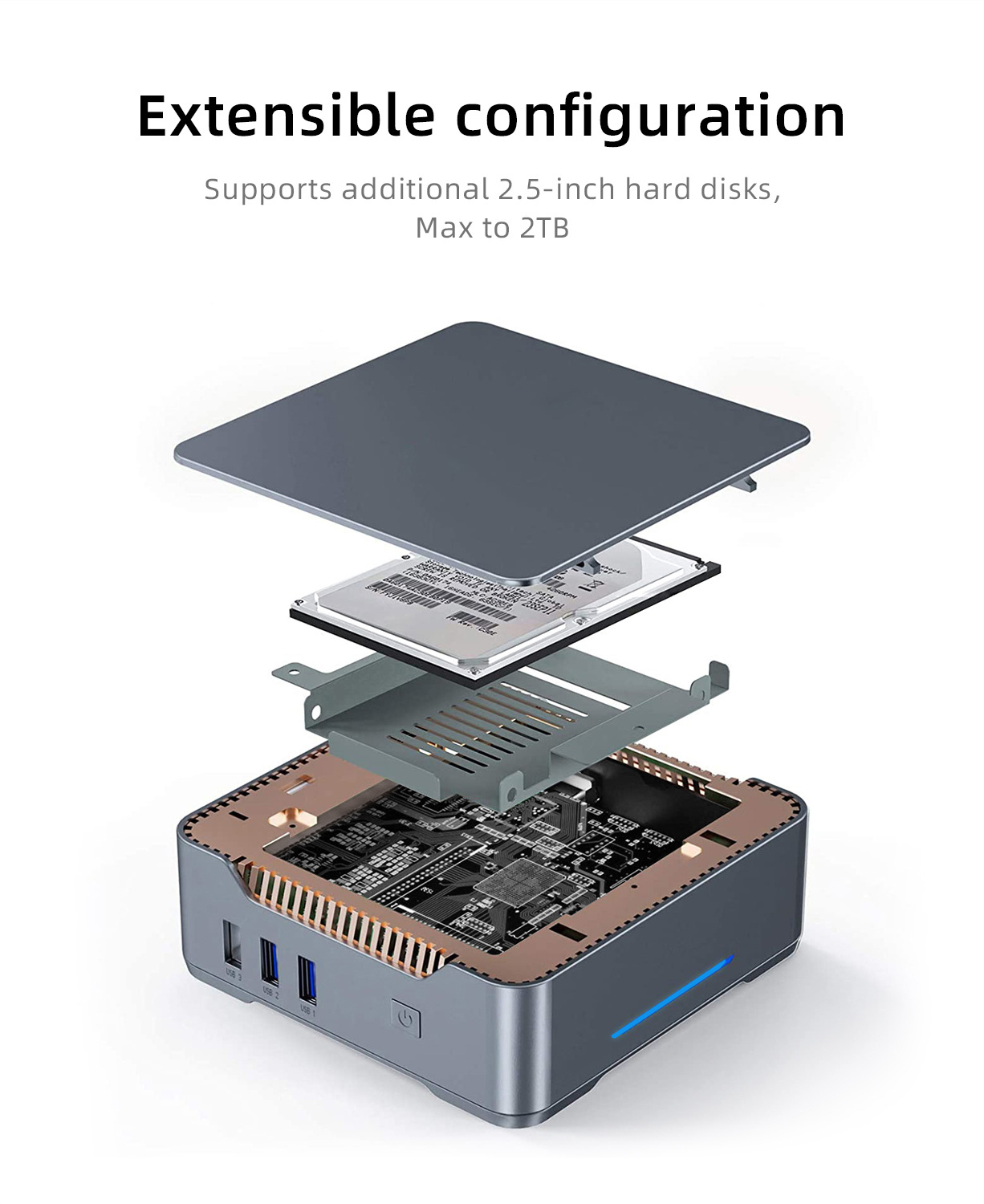 GK3V Pro mini pc Intel N5105 R - Pc Gaming Compact review and price