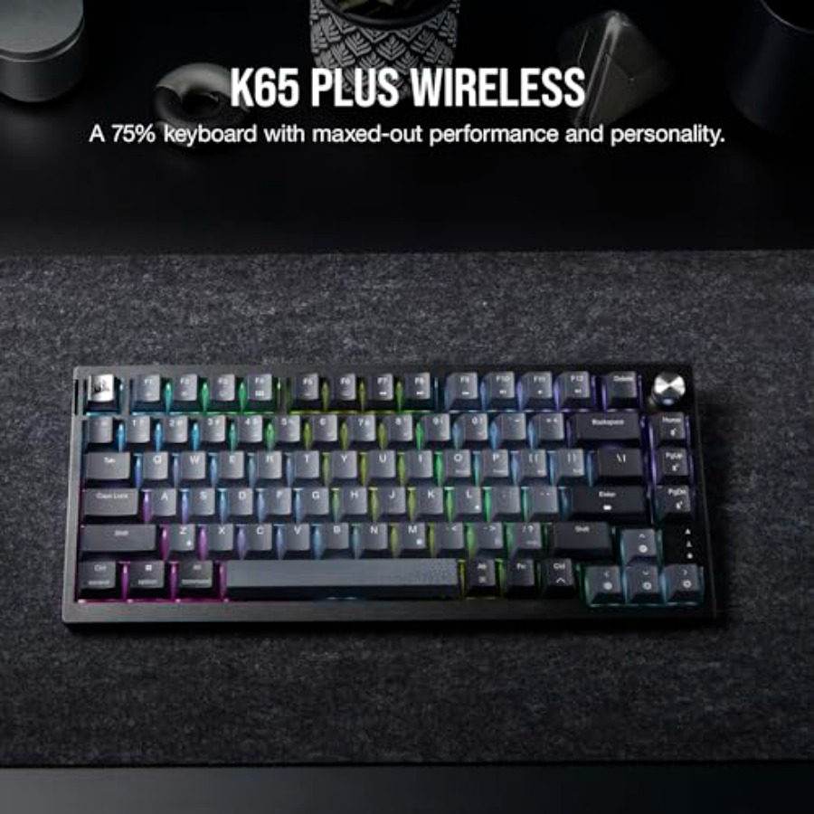 K65 Plus Wireless 75% RGB Mech - Pc Gaming Qwerty review and price