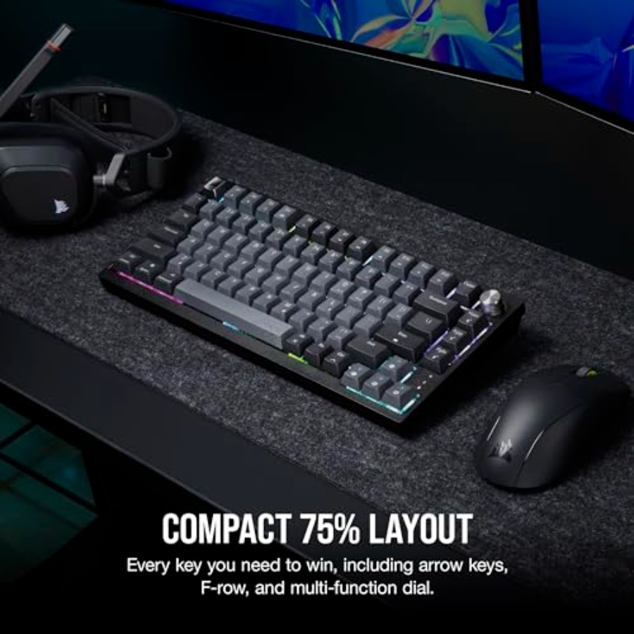 K65 Plus Wireless 75% RGB Mech - Pc Gaming Qwerty review and price
