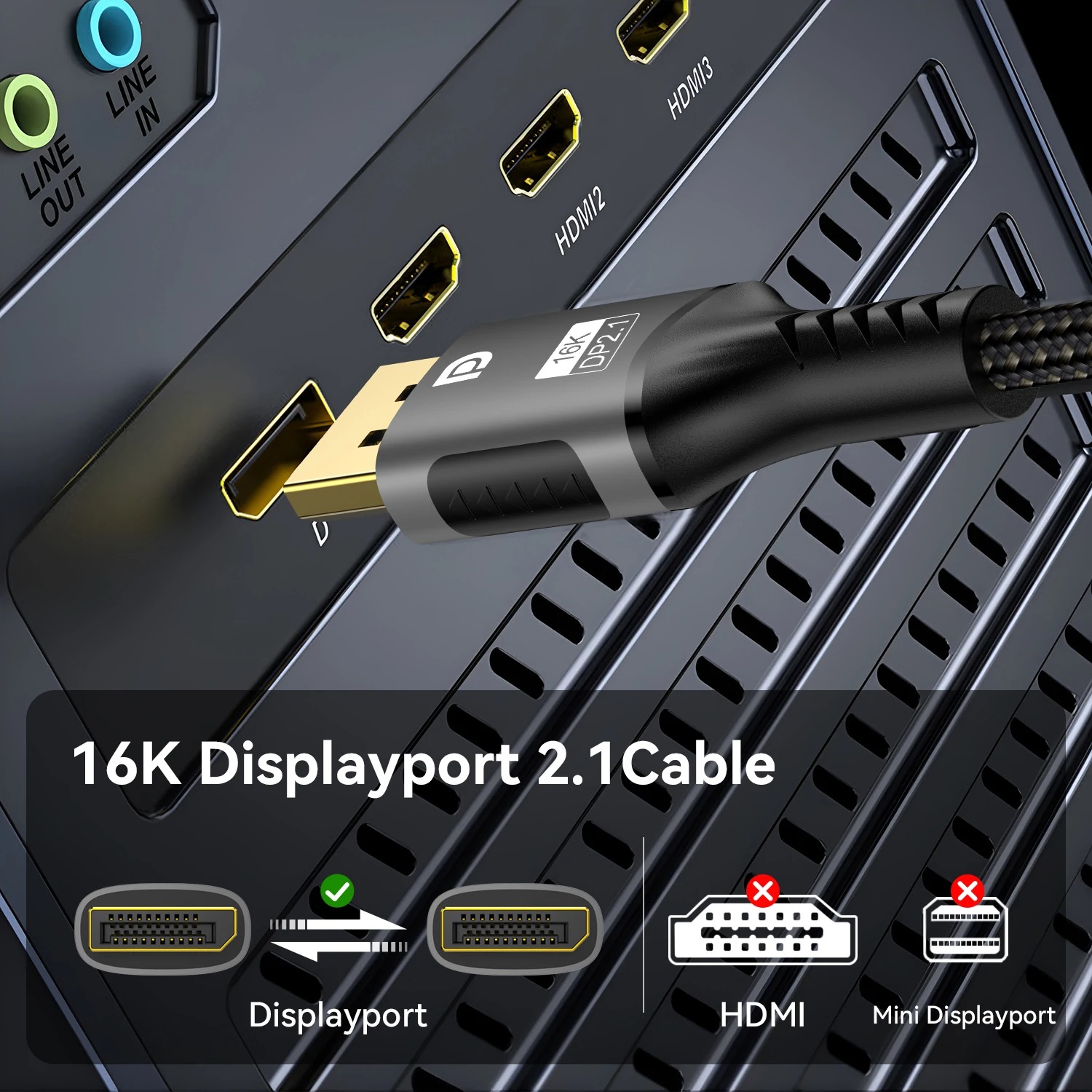 16K DP 2.1 8K@120Hz 4K@240Hz 8 - Pc Gaming Compact review and price