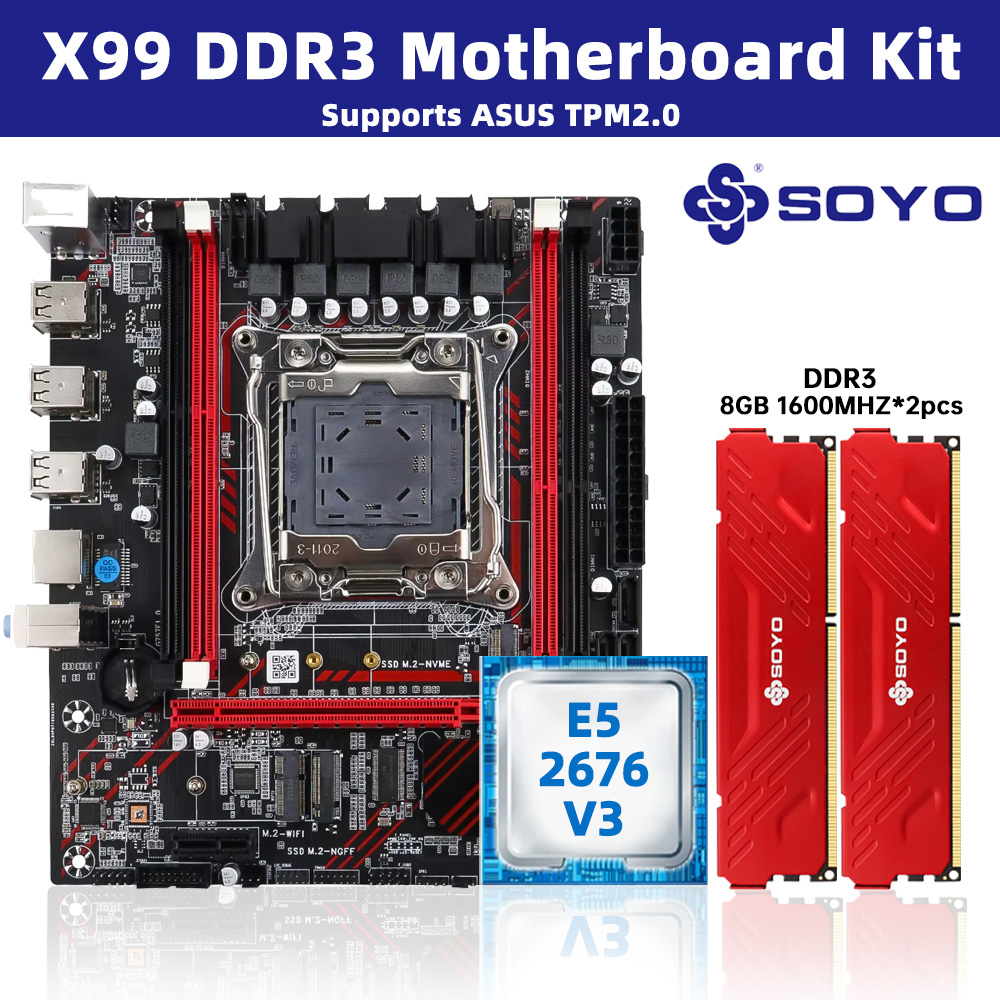 SOYO X99 Motherboard Set Kit W - Pc Gaming Xeon review and price