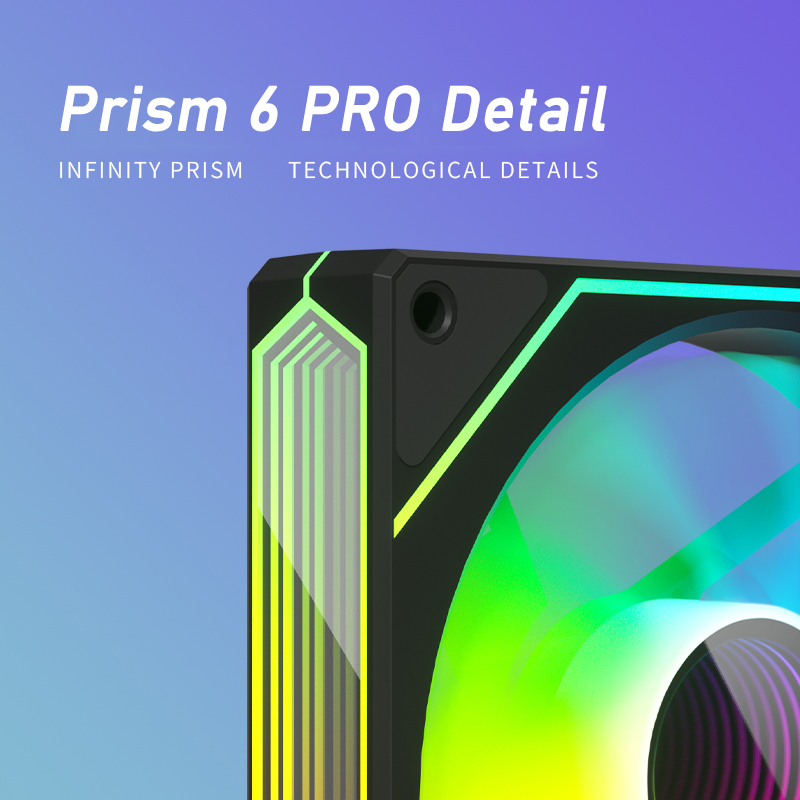 ZEZZIO PRISM 6 PRO 120mm  ARGB - Argb Case Fan review and price